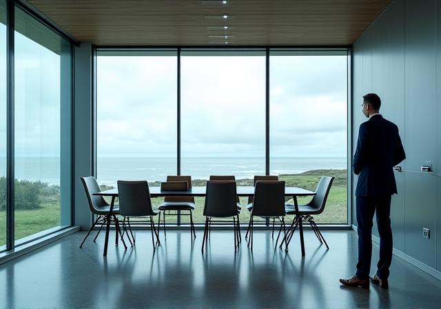 Modern professional office workspace at UmbraSight Consulting in Kilkeel