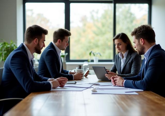 UmbraSight Consulting methodology session in a professional board room environment