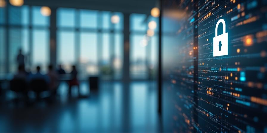 Secure data processing and professional privacy protection concept